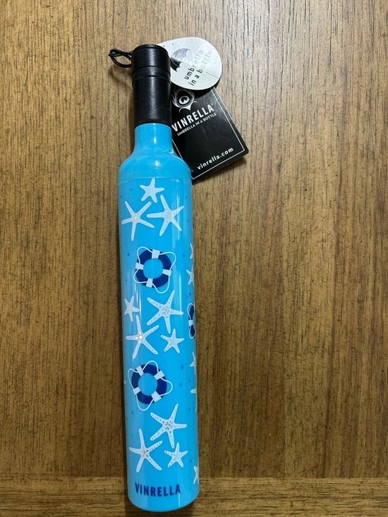 Accessories - NWT Vinrella Blue Starfish & Lifesaver Pattern Umbrella - Aqua